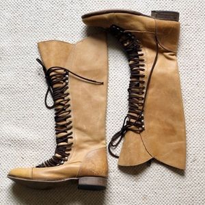 Steve Madden Perrin tall lace up combat boots